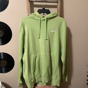 Lime green nike hoodie size xl